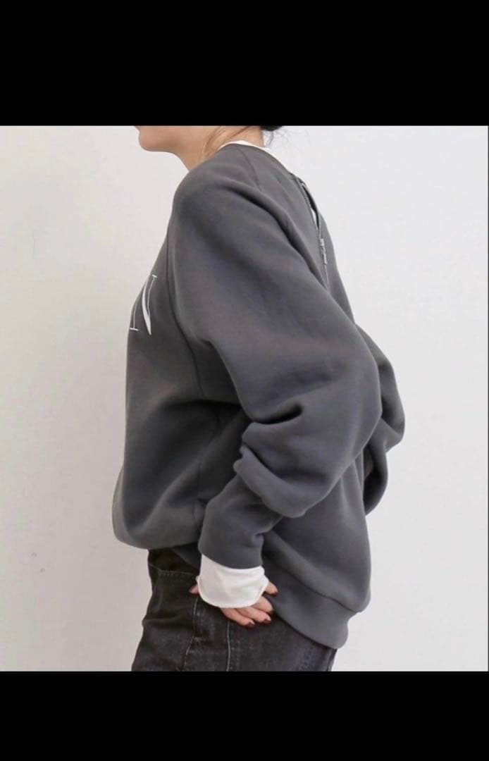 AMERICANA/アメリカーナ】 CREW NECK SWEAT