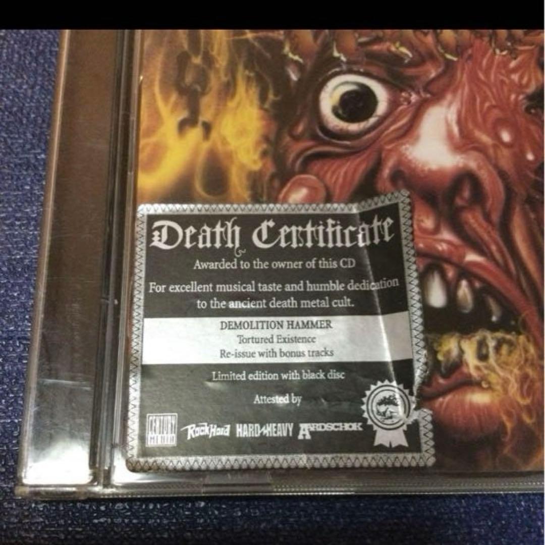 洋楽 demolition hammer TORTURED EXISTENCE CD