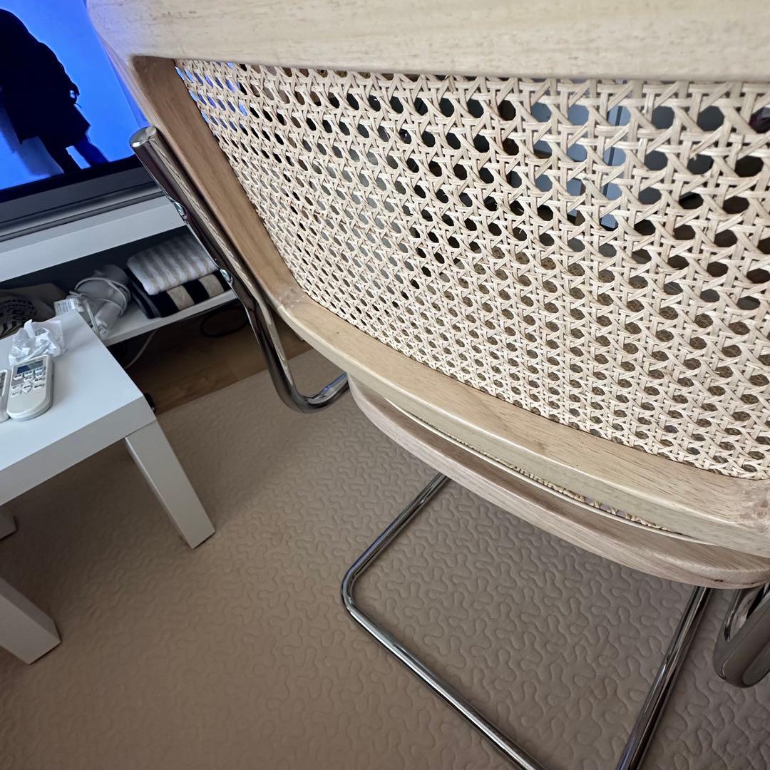 ラタン　ダイニングチェア　ナチュラル