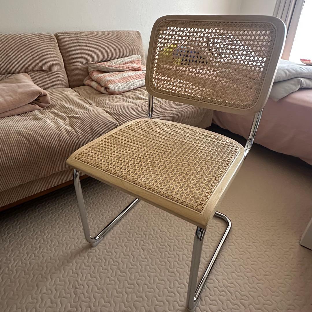 ラタン　ダイニングチェア　ナチュラル