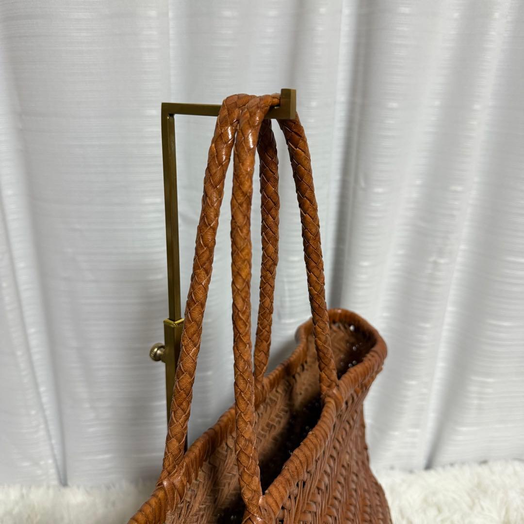 ⭐️未使用級⭐️セントクリストファー　ドラゴンディフュージョン　メッシュトート　籠鞄