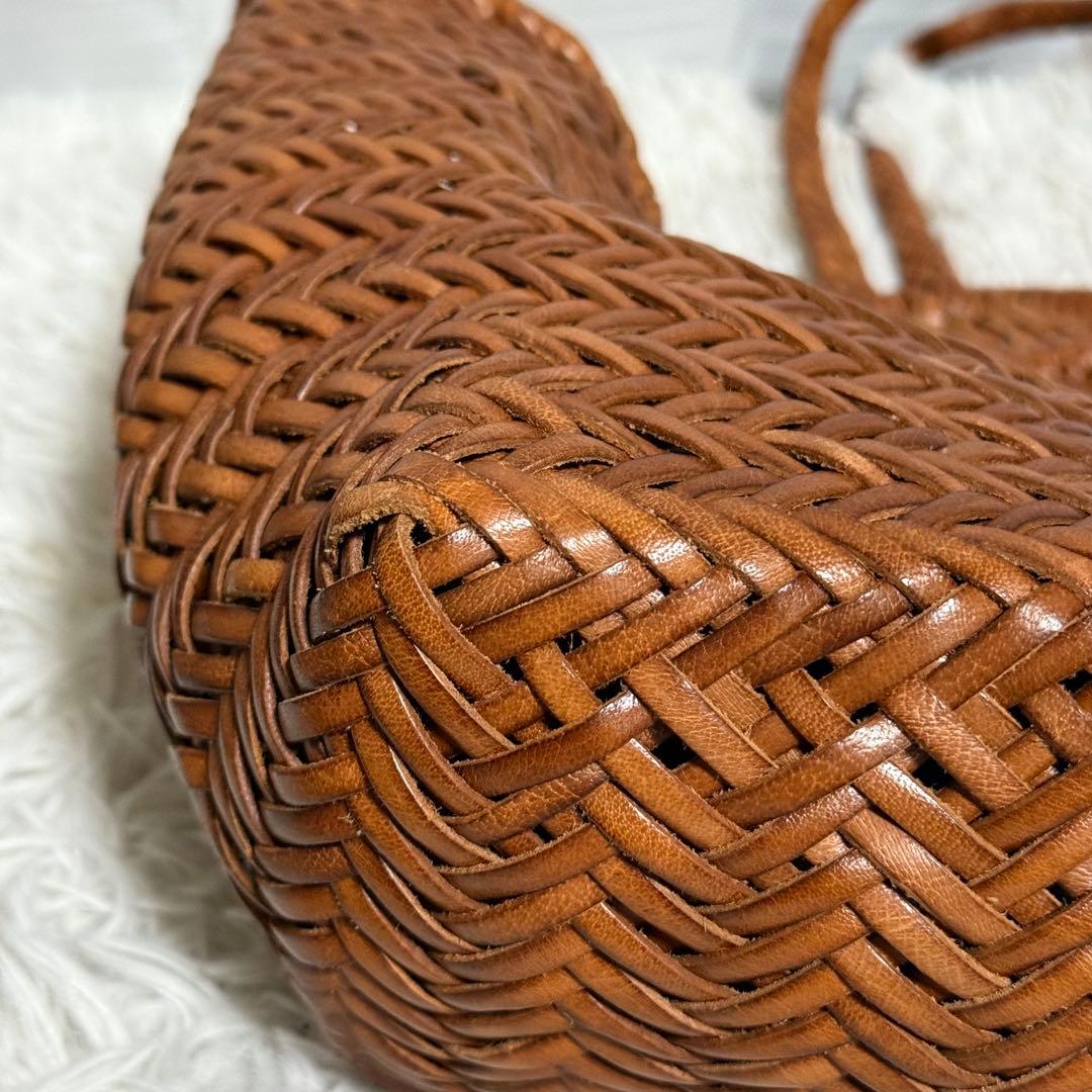 ⭐️未使用級⭐️セントクリストファー　ドラゴンディフュージョン　メッシュトート　籠鞄