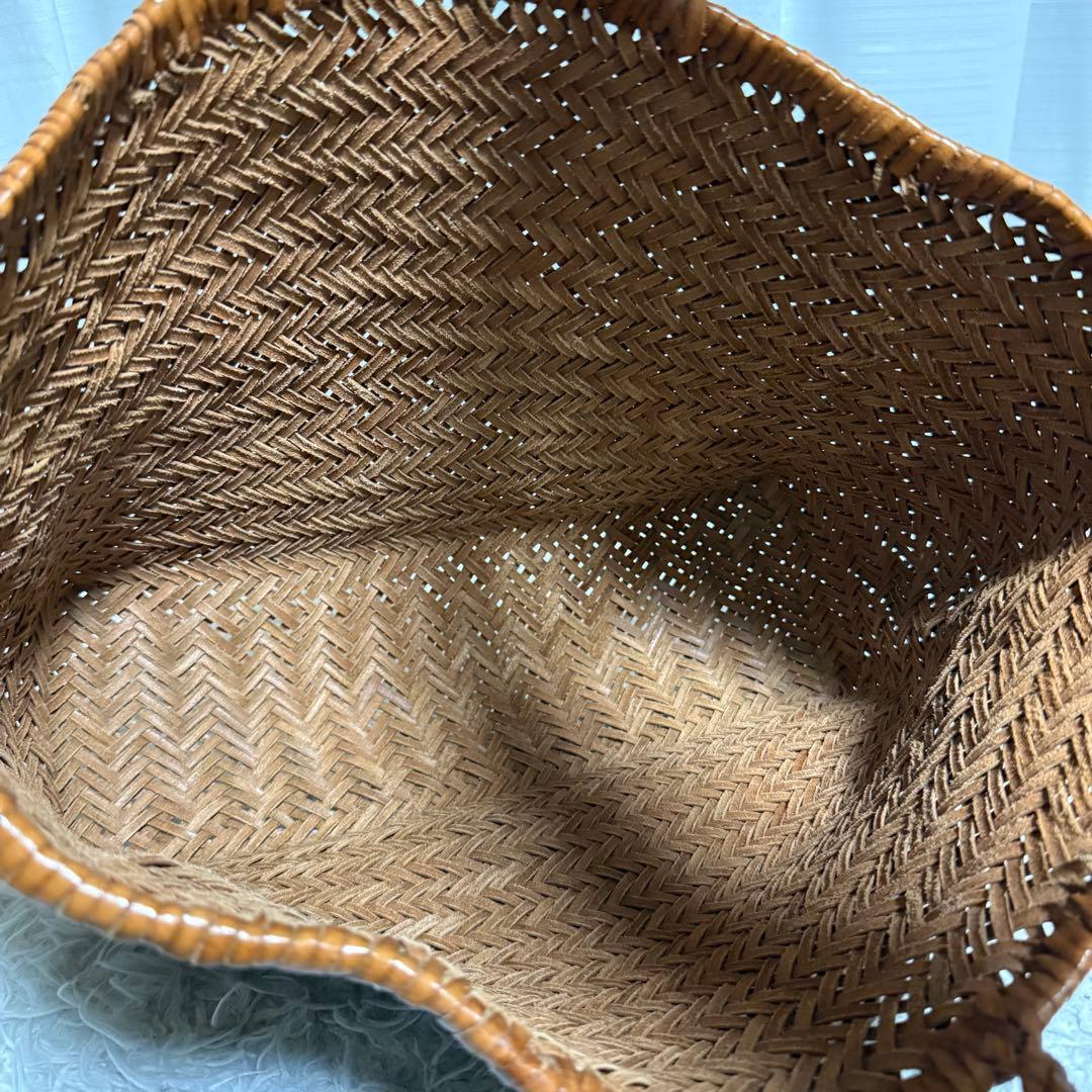 ⭐️未使用級⭐️セントクリストファー　ドラゴンディフュージョン　メッシュトート　籠鞄