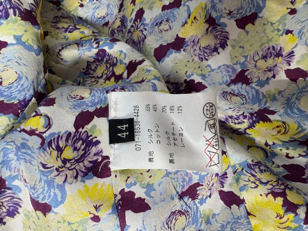 ETRO テーラードジャケット 紫と白のストライプ