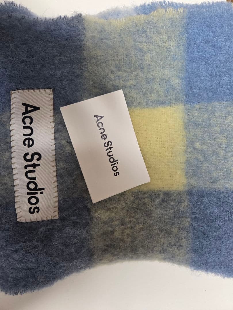 Acne Studios チェック柄マフラー