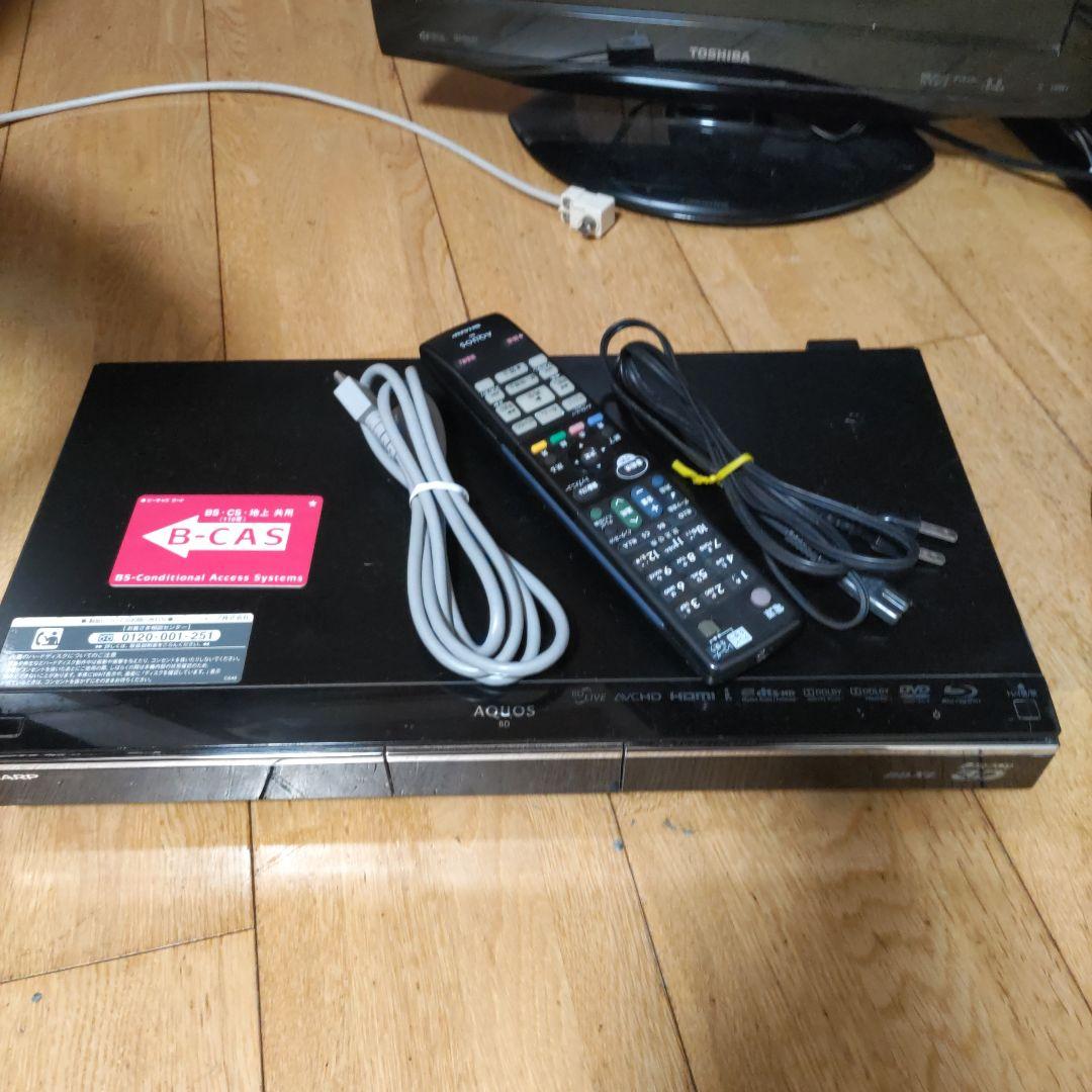SHARP AQUOS ブルーレイレコーダー BD−HDW80　動作確認済み