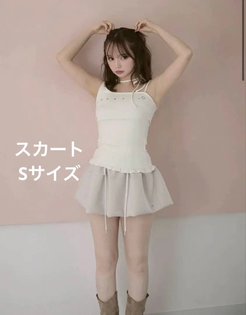 スカート ANDMARY / Murphy flare mini skirt