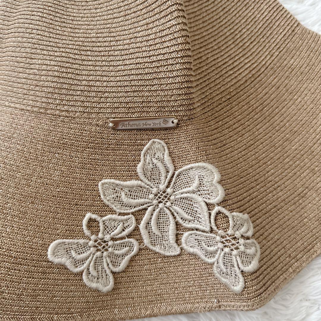 【極美品】Athena New York Amanda ハット　花柄