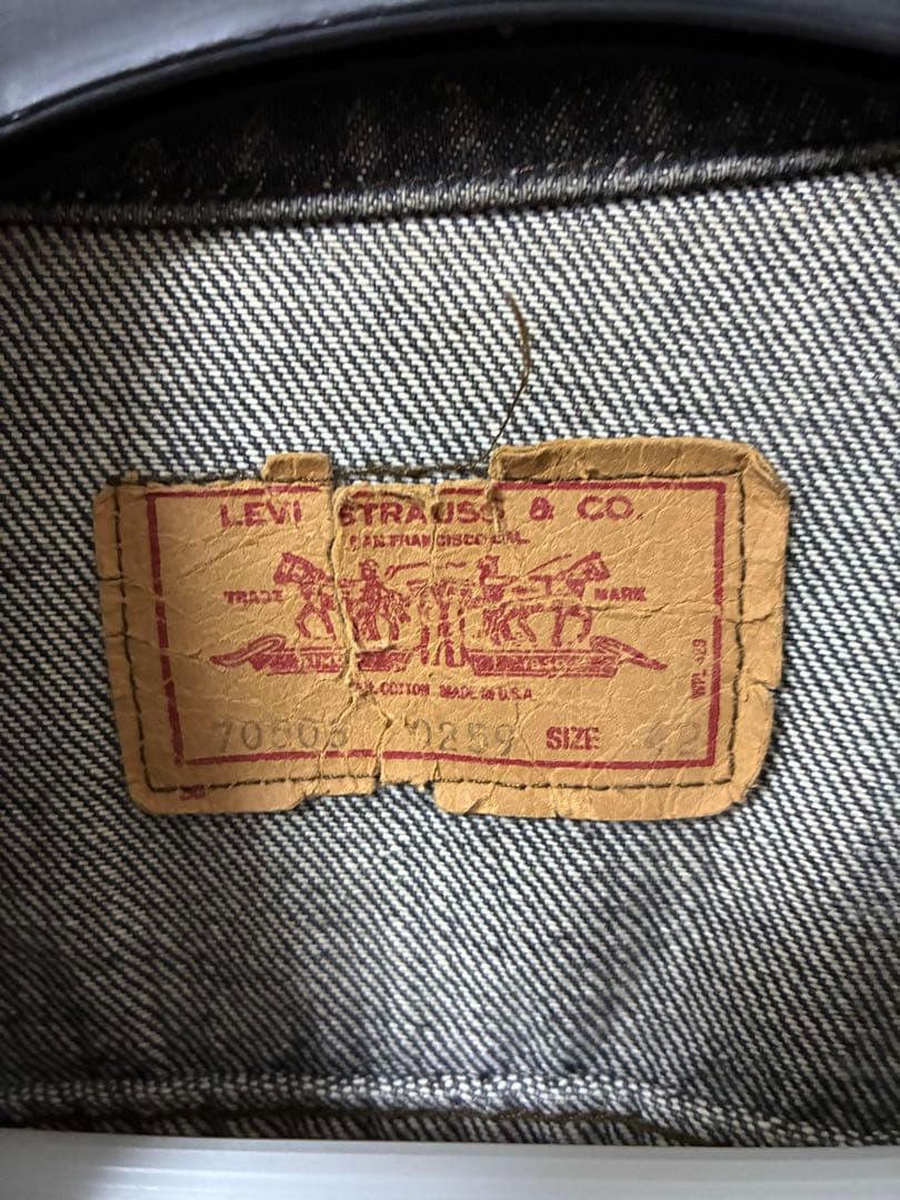 リーバイス 70506 0259 トラッカージャケット ブラック USA製