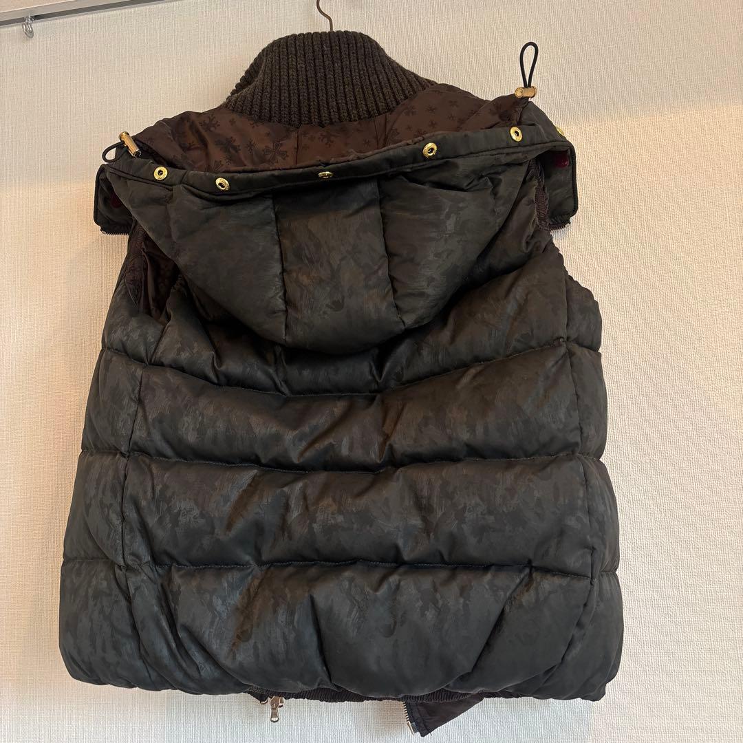 試着のみTATRAS ブラック ダウンベストレディース