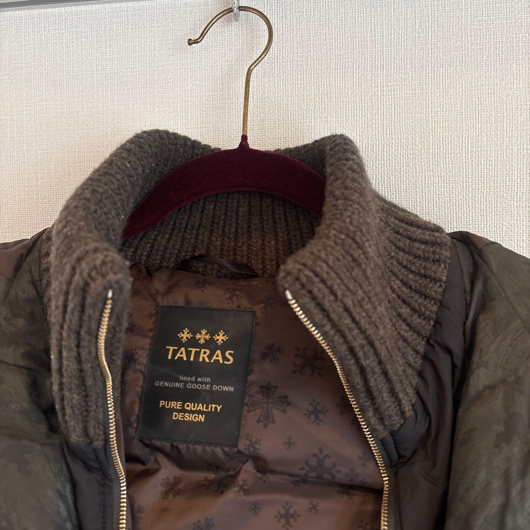 試着のみTATRAS ブラック ダウンベストレディース