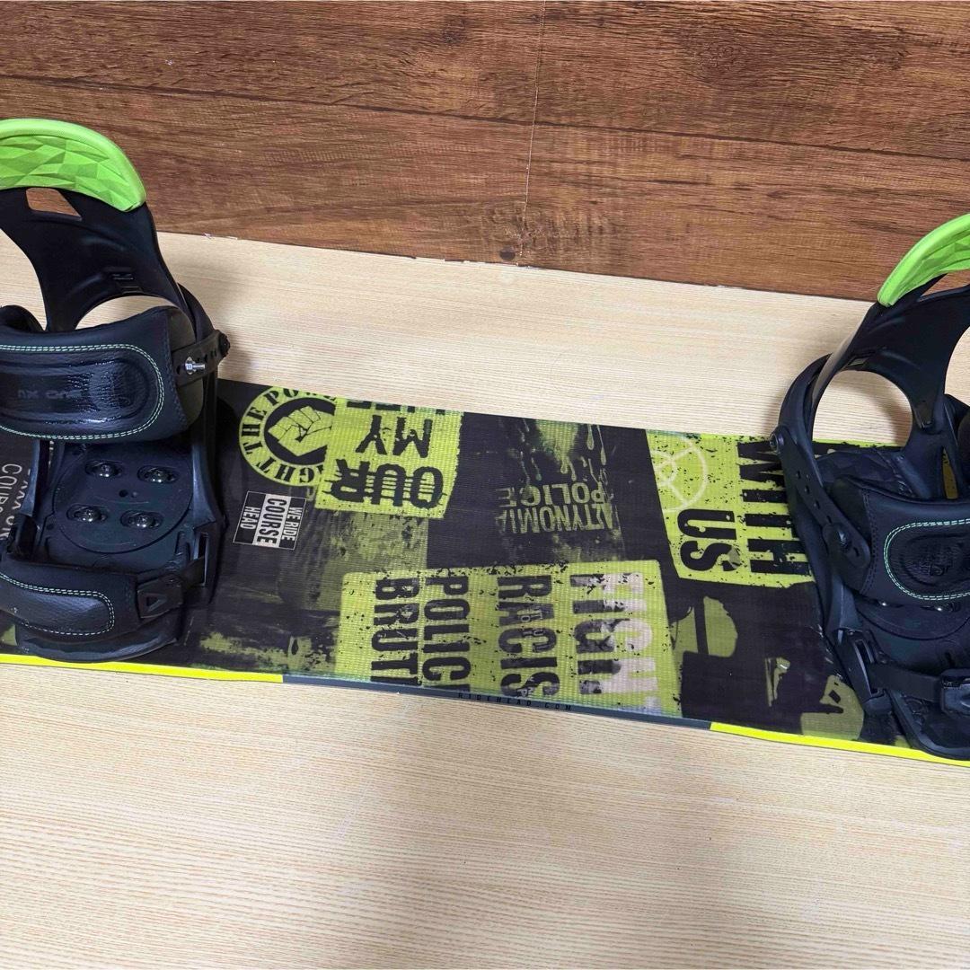 HEAD　COURSE メンズスノーボード　ハイブリッドキャンバー　156cm