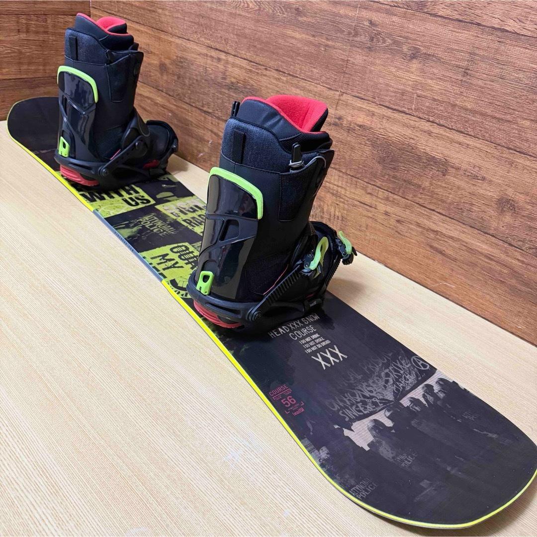 HEAD　COURSE メンズスノーボード　ハイブリッドキャンバー　156cm