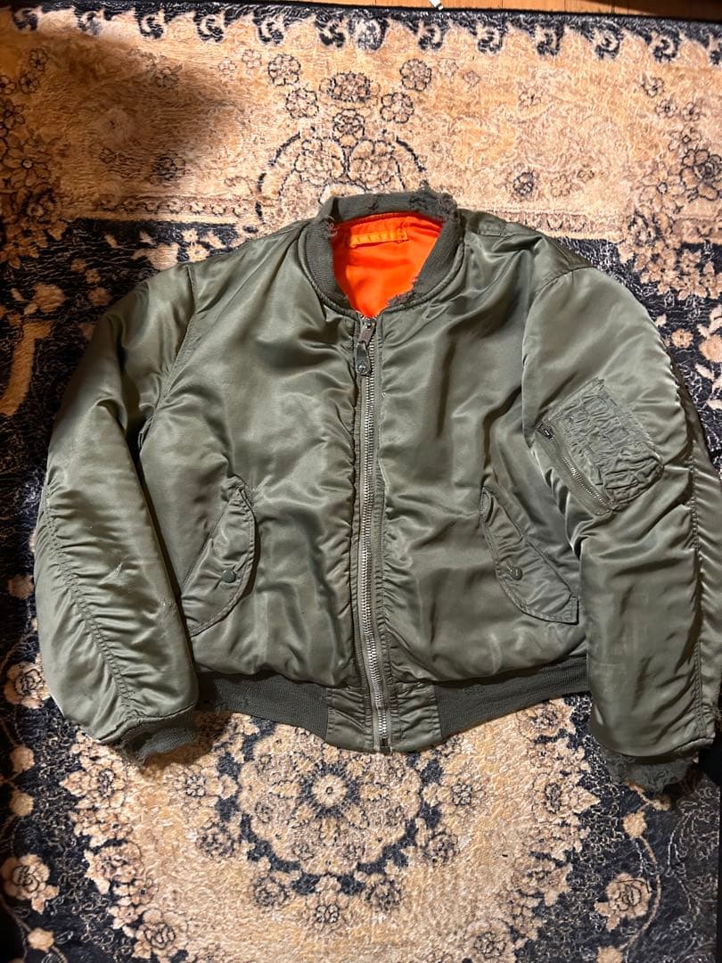 70's USA製 MA-1 ボロ 短丈