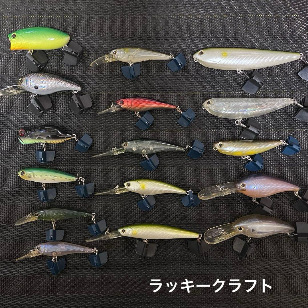 ブラックバスルアー 60個　ワイヤーベイト多数 プラスチックケースセット