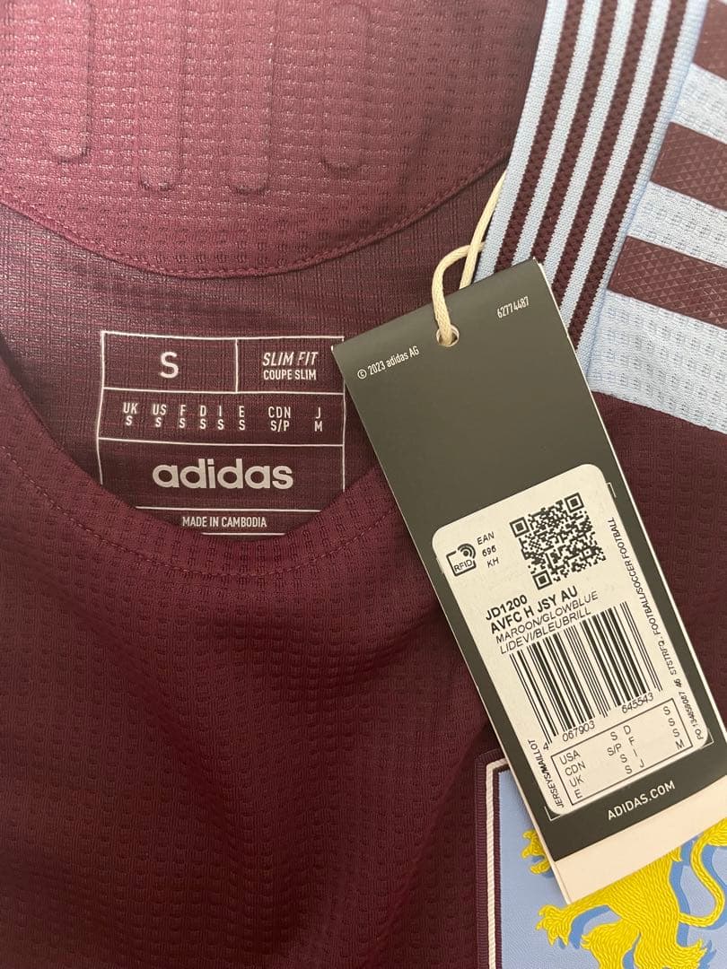 【正規品】【新品タグ付】アストンヴィラ 24/25オーセンティック インポートS