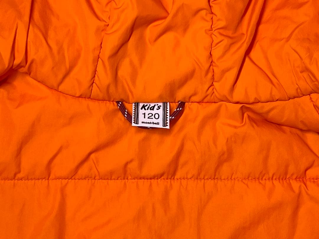 【美品】mont-bell（モンベル）子ども用 スノーウェア 120cm 赤