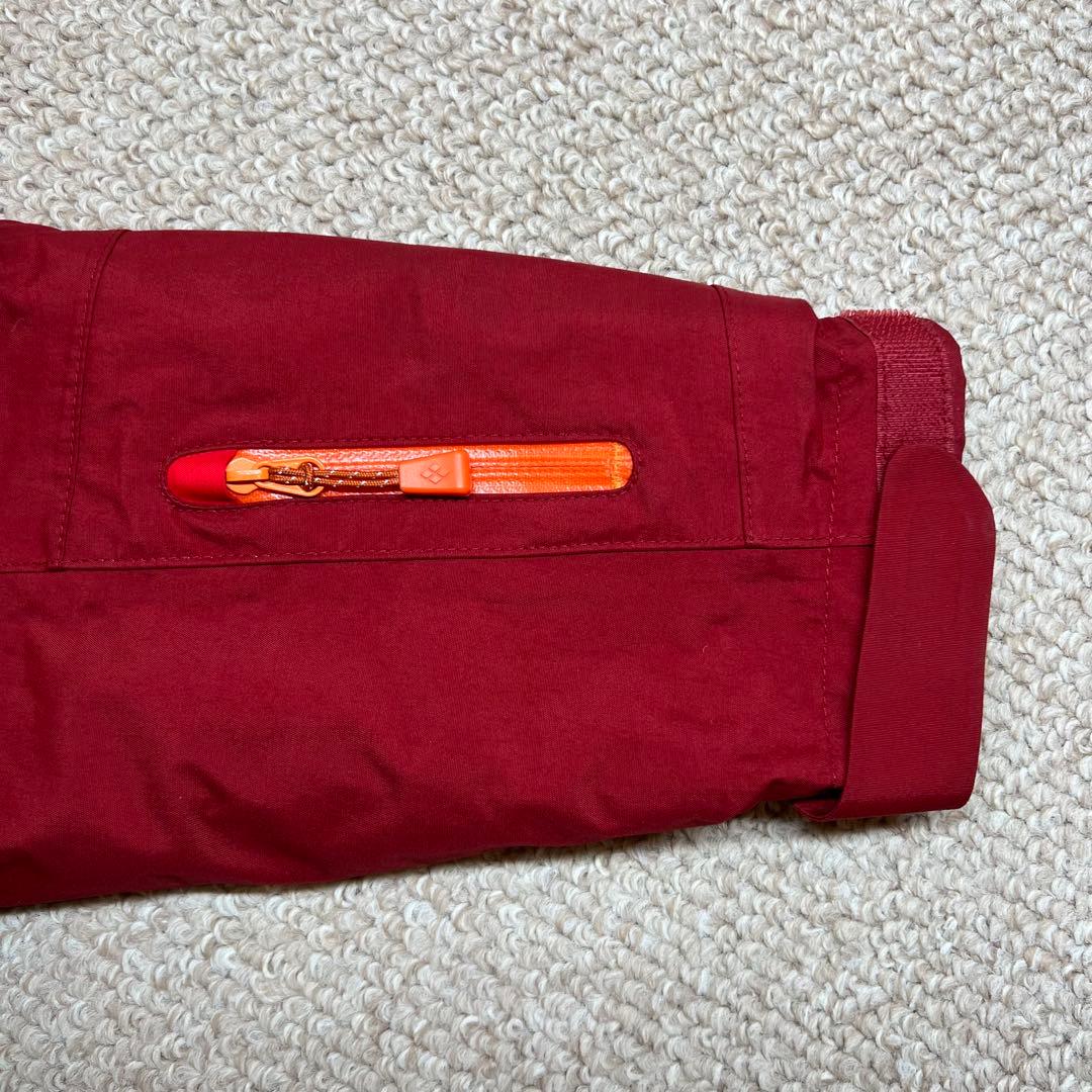 【美品】mont-bell（モンベル）子ども用 スノーウェア 120cm 赤