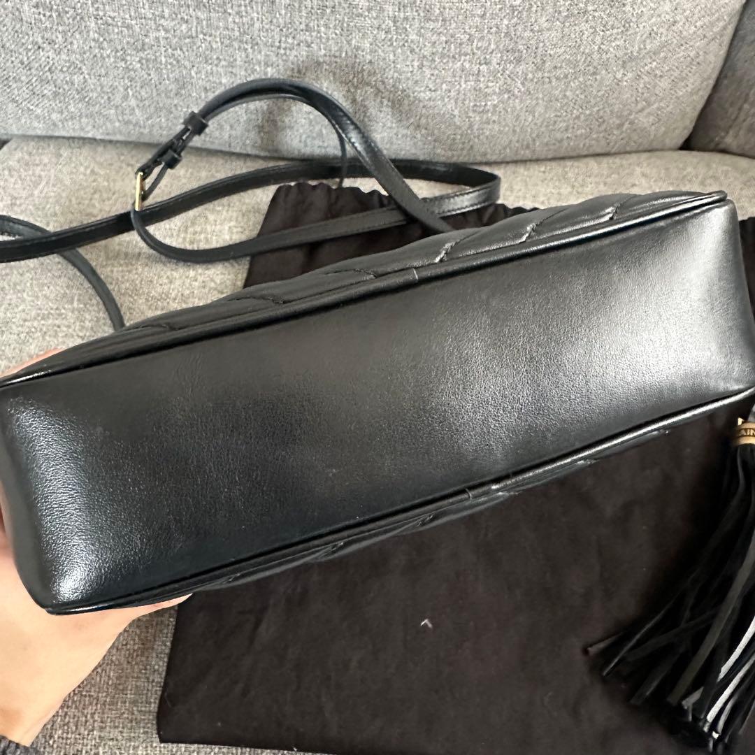 SAINT LAURENT ショルダーバッグ カメラバッグ 黒 YSL