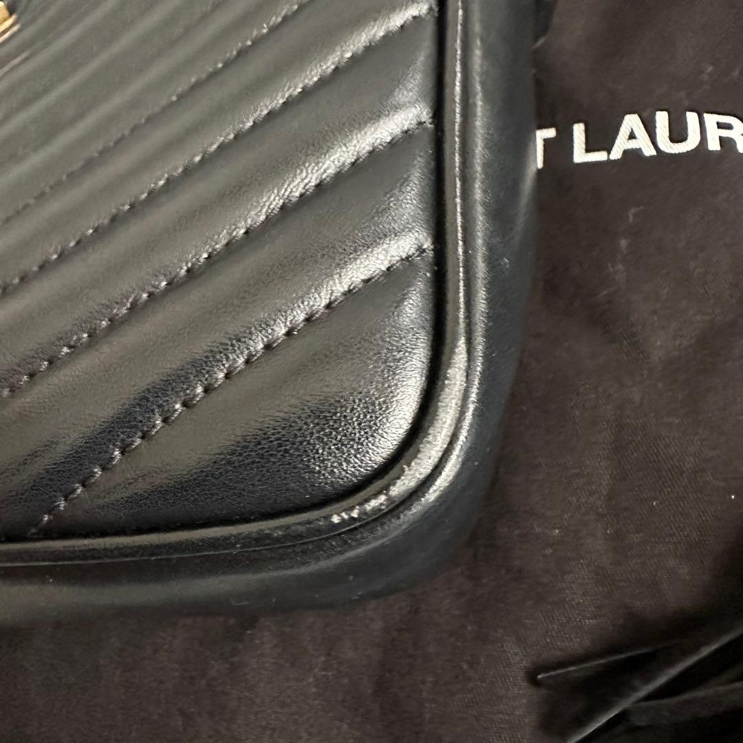 SAINT LAURENT ショルダーバッグ カメラバッグ 黒 YSL