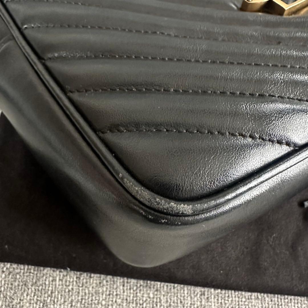 SAINT LAURENT ショルダーバッグ カメラバッグ 黒 YSL