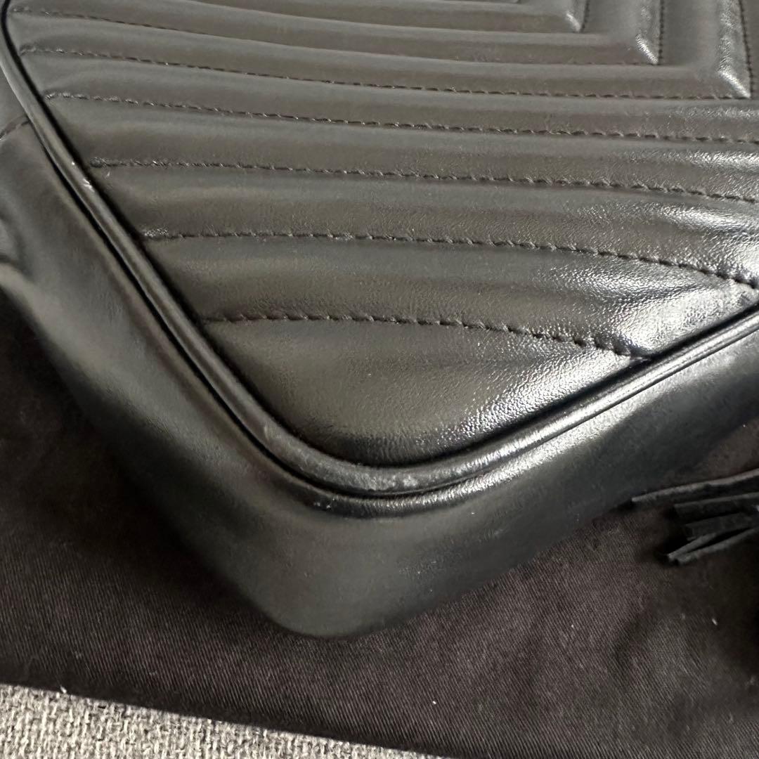 SAINT LAURENT ショルダーバッグ カメラバッグ 黒 YSL