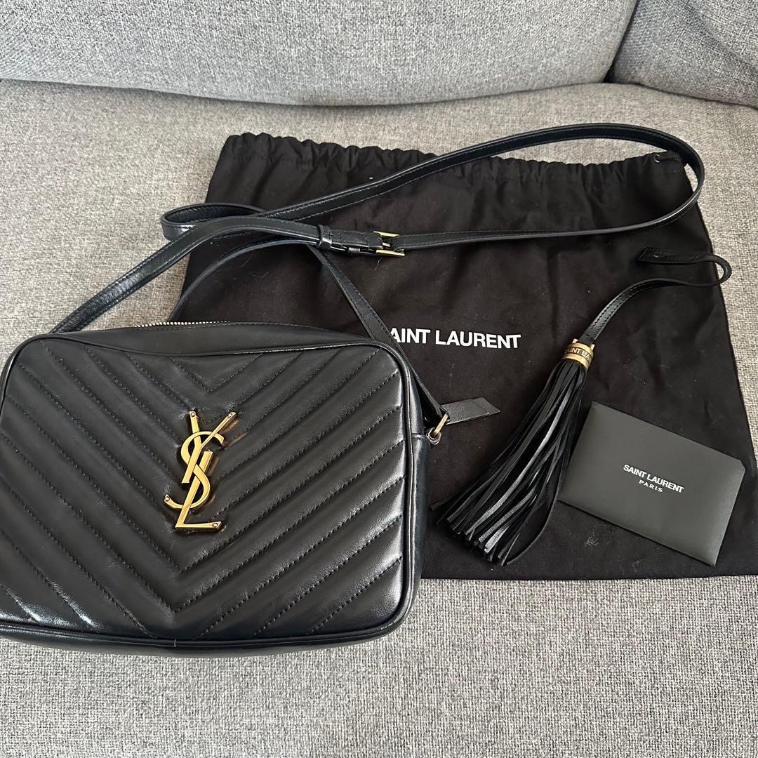SAINT LAURENT ショルダーバッグ カメラバッグ 黒 YSL