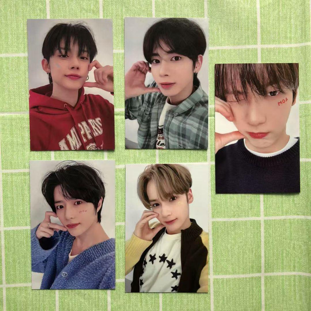 TXT 韓国 ペンミ 会場限定 MOAZONE トレカ 全員5枚