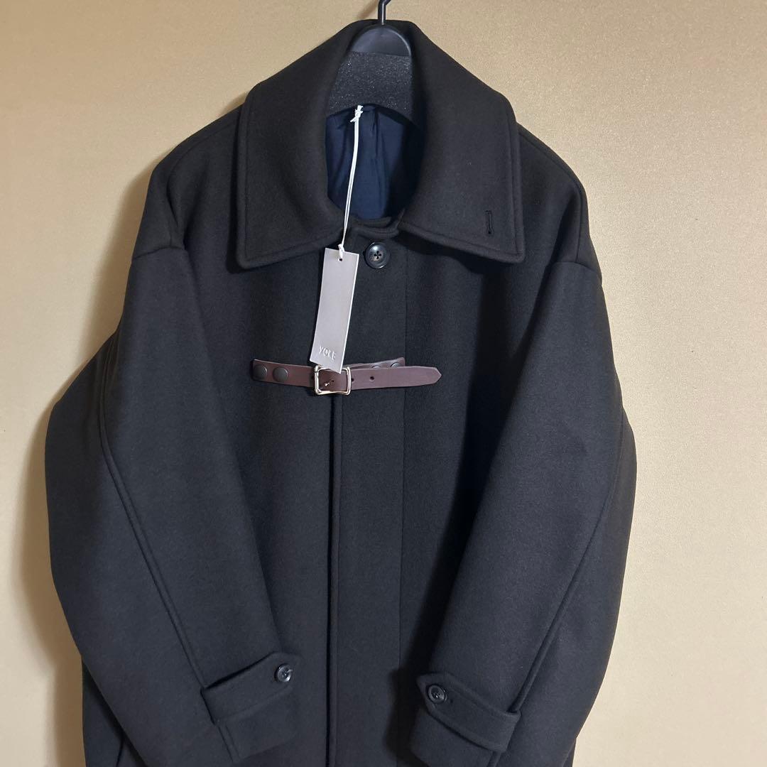 ジャケット・アウター YOKE 25FW Melton Big Balmaccan Coat