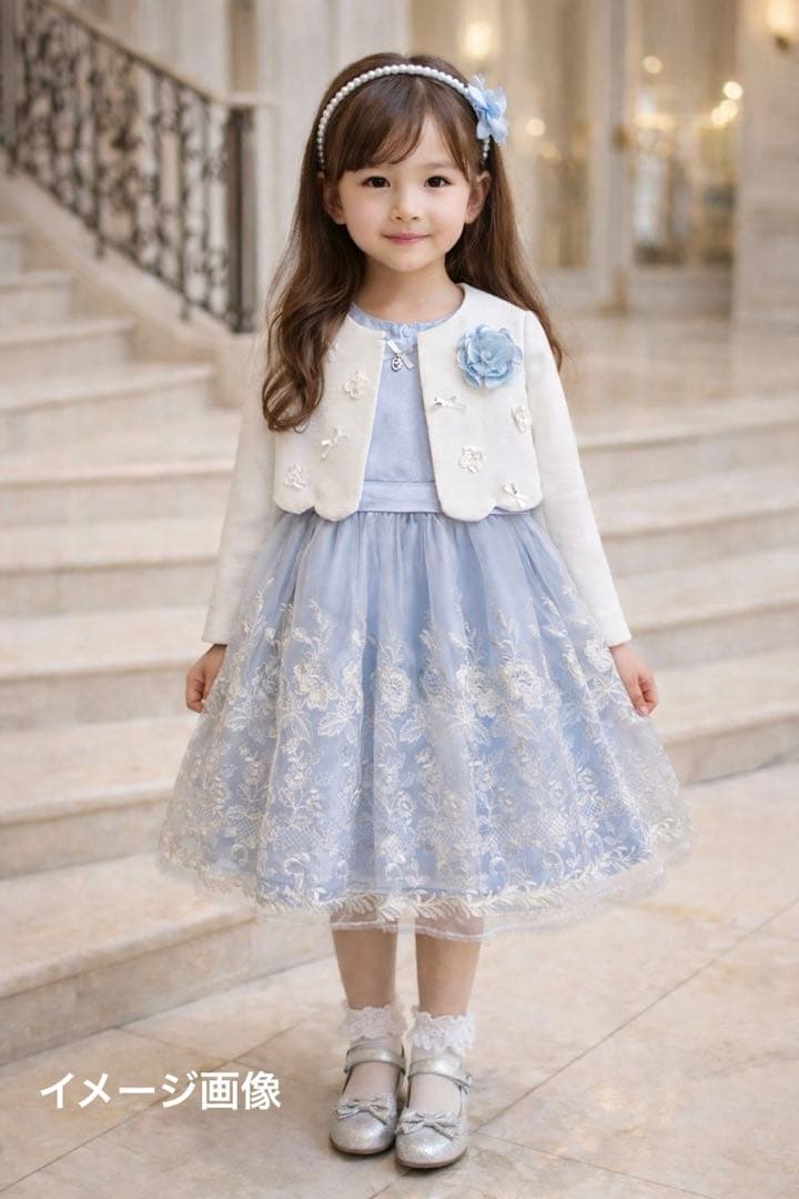 120size プリンセス風 シンデレラ 入学 卒園 フォーマル 女の子