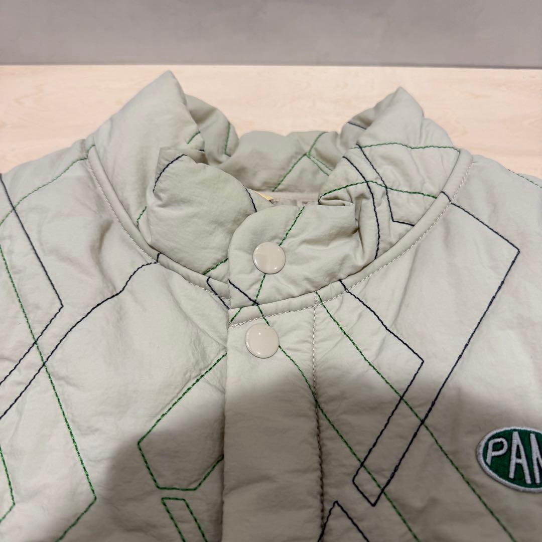 PAMM 時計じかけのアーガイルキルティングベスト アイボリー 2024AW