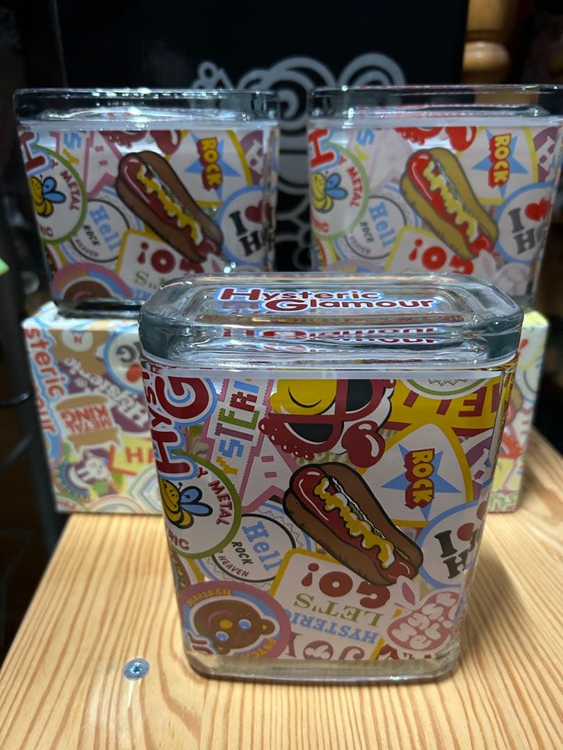 専用です！ カラフルガラスキャニスター＆ピッチャーセット