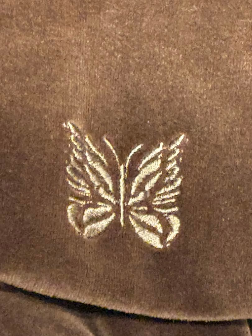 Needles トラックジャケット ブラウン ベロア Lサイズ