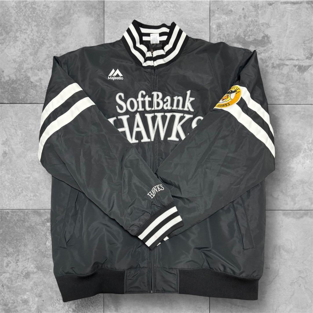 ※キヨ※ソフトバンクホークス　マジェスティック製　グランドコート