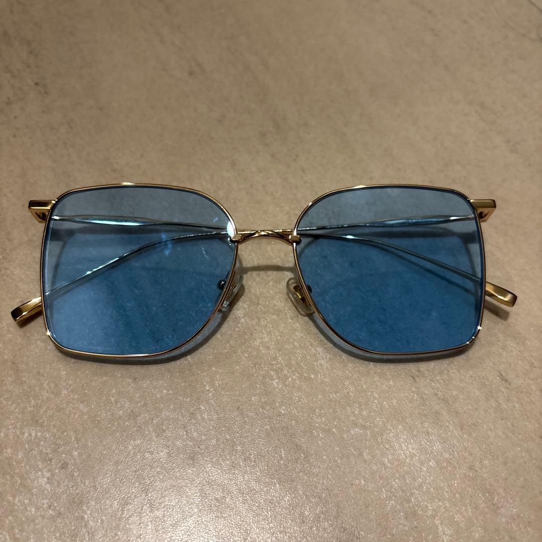 ジェントルモンスター　REME サングラス 青 ゴールド