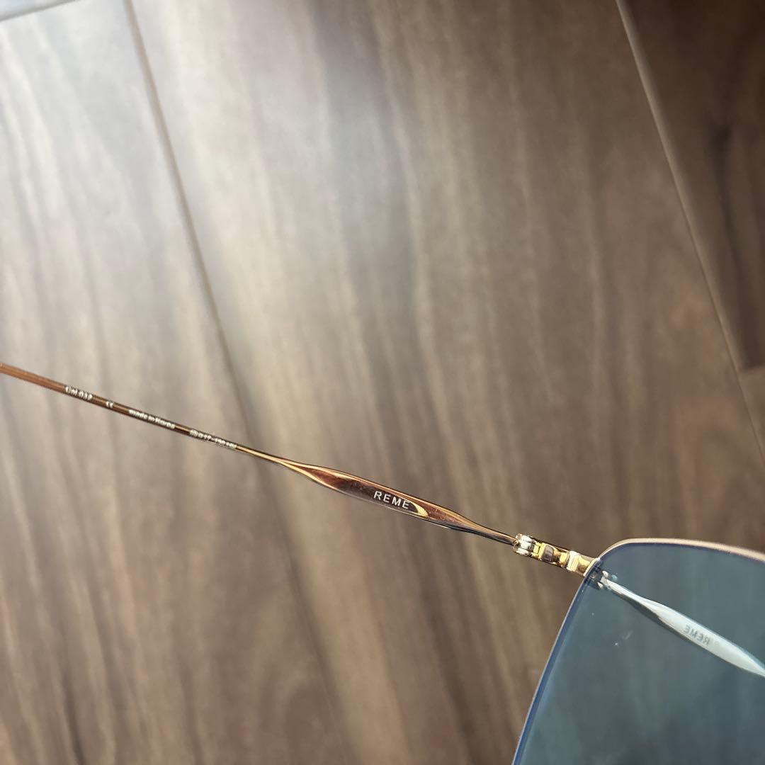 ジェントルモンスター　REME サングラス 青 ゴールド