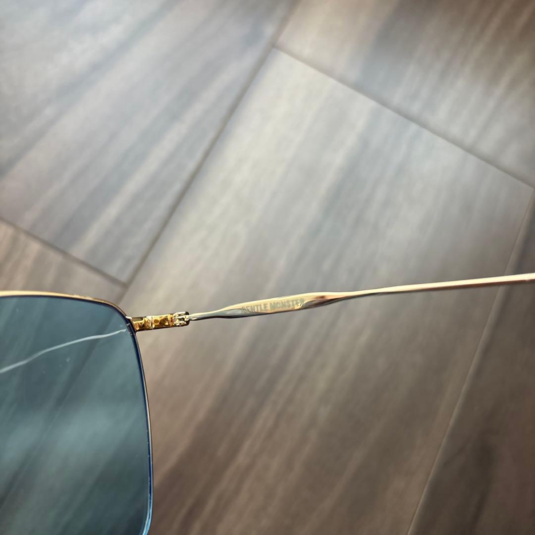 ジェントルモンスター　REME サングラス 青 ゴールド