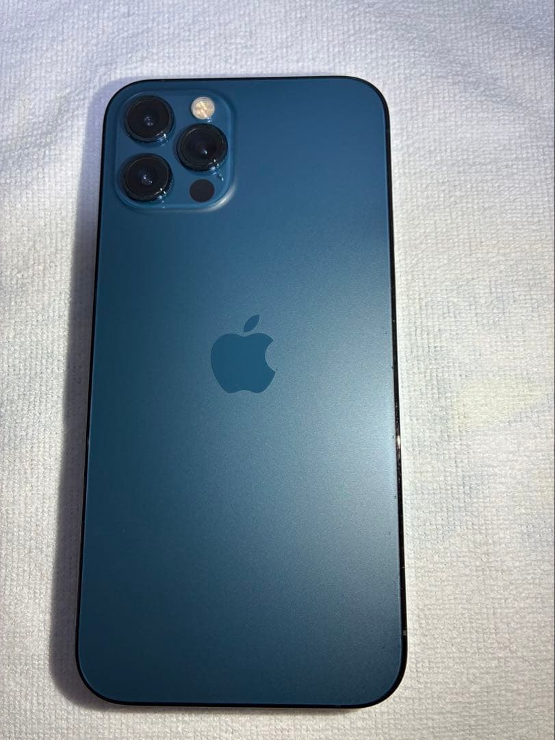 パシフィックブルー 美品】iPhone 12pro 256GB おまけ付き箱無し