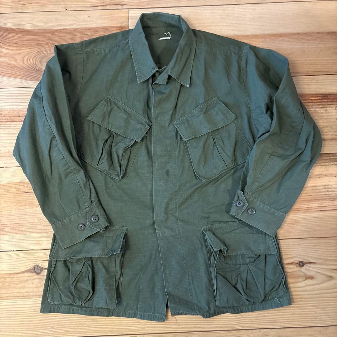 米軍実物 ジャングルファティーグJKT 68年 4th L-R程 ヴィンテージ