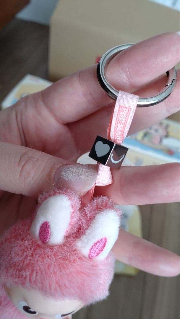 マ*サ様 LABUBU☆イニシャルラブブ☆シークレット - 色: ピンク