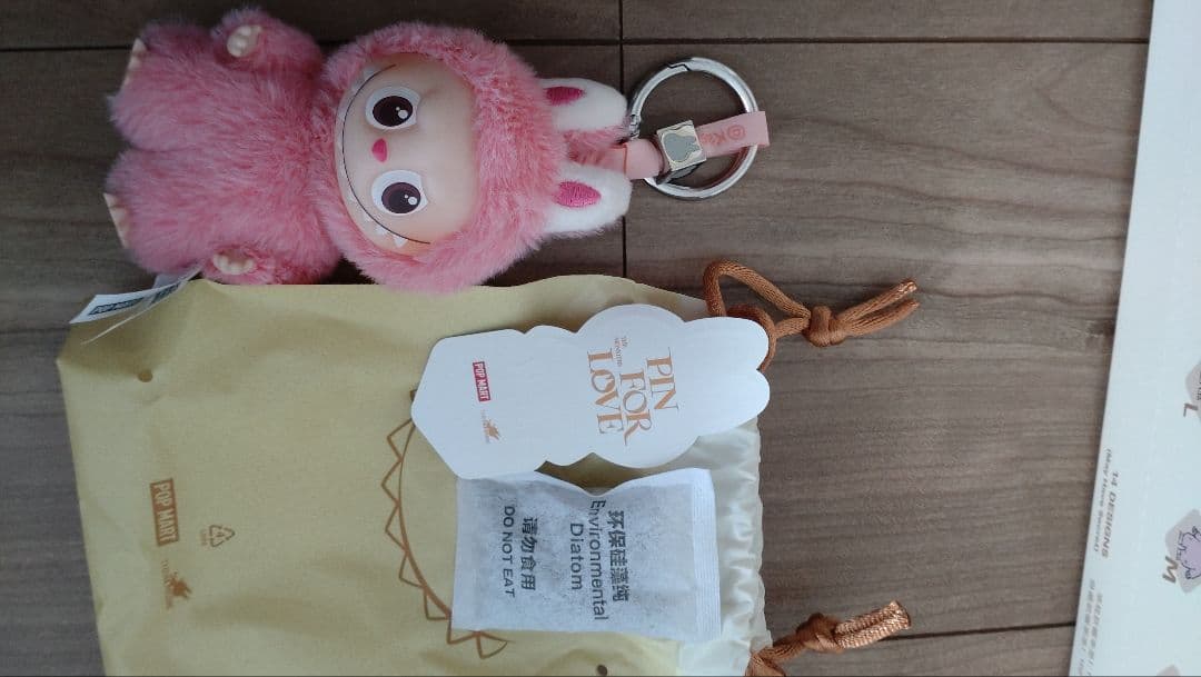 マ*サ様 LABUBU☆イニシャルラブブ☆シークレット - 色: ピンク