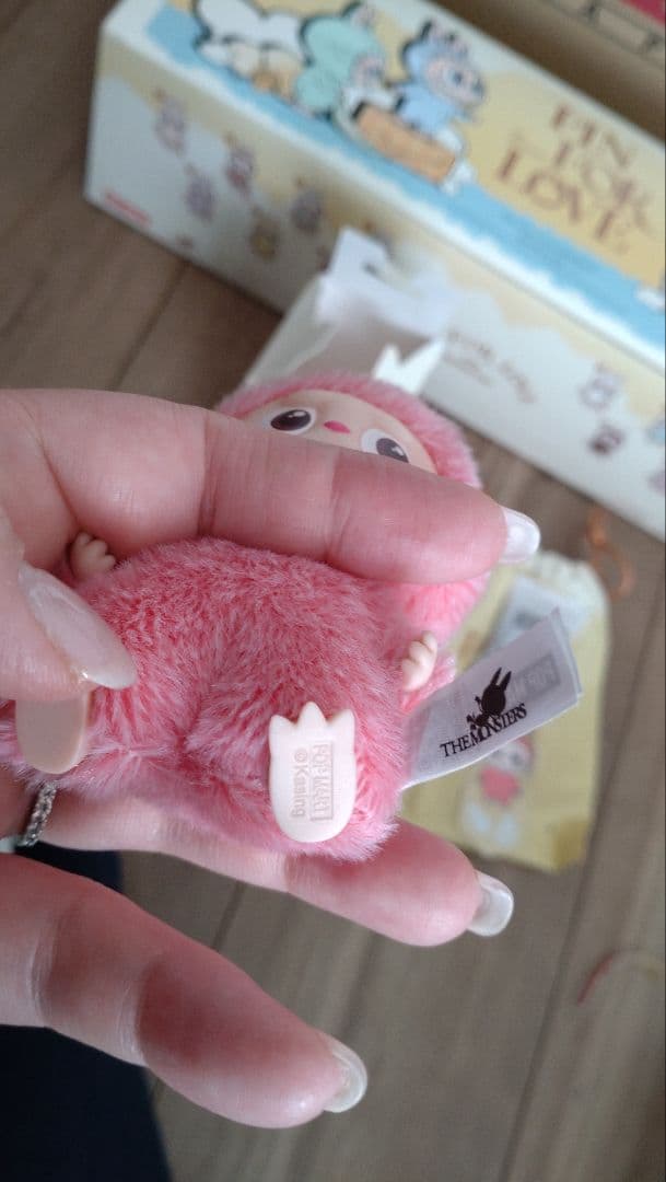 マ*サ様 LABUBU☆イニシャルラブブ☆シークレット - 色: ピンク