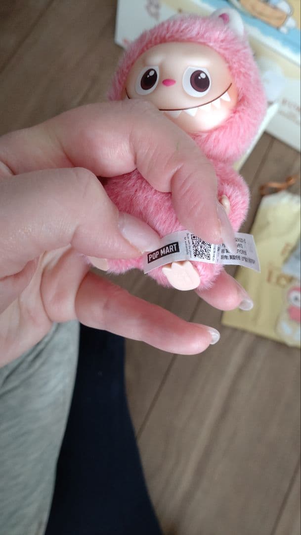 マ*サ様 LABUBU☆イニシャルラブブ☆シークレット - 色: ピンク