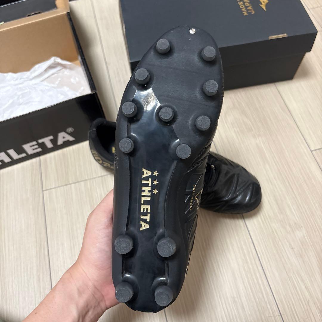 ATHLETA サッカーシューズ ブラック