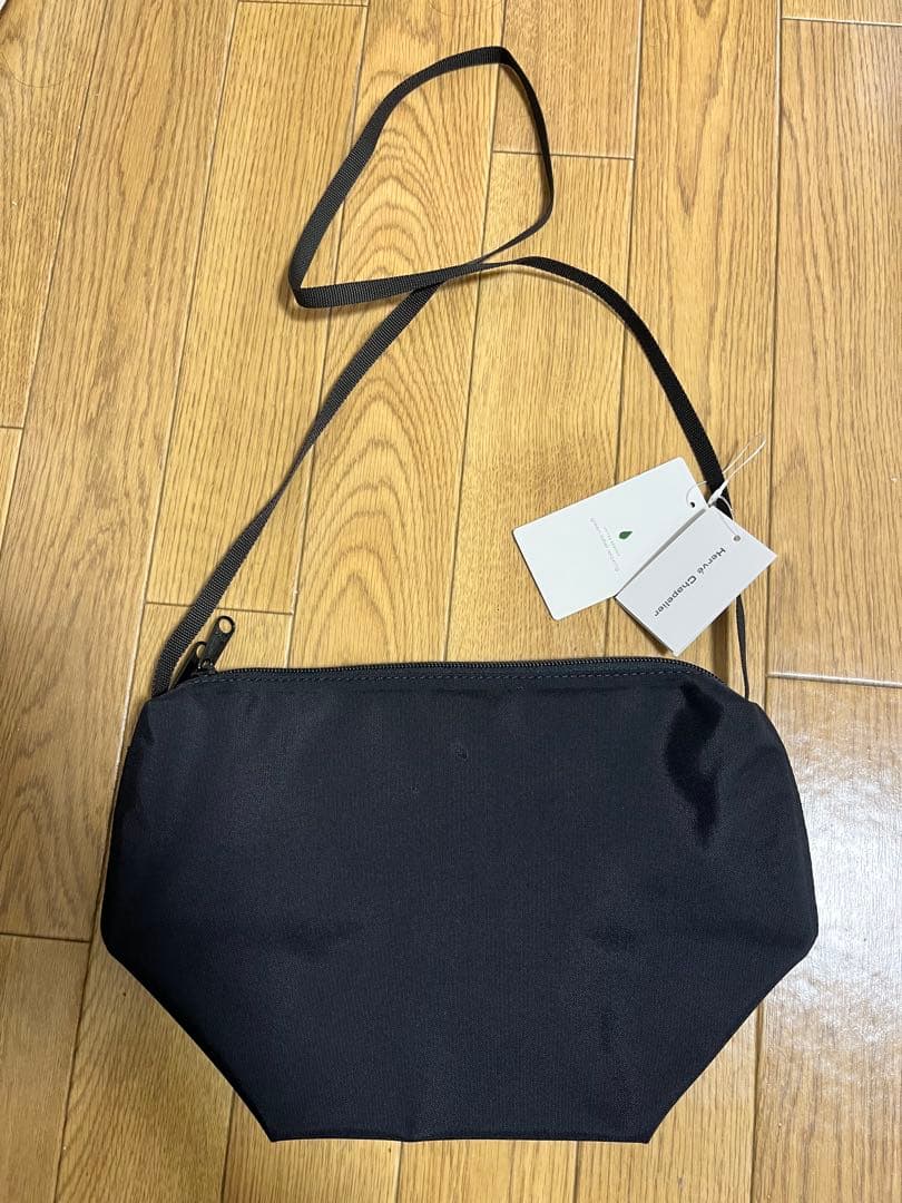 【新品 】エルベシャプリエ ビッグポシェット ブラック（NOIR）