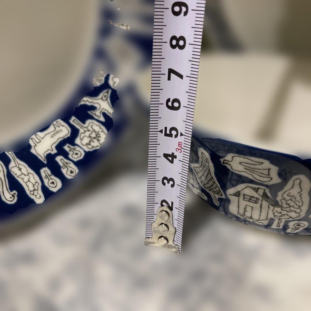 ミナペルホネン　イッタラコラボ　フォレストライフ　ネイビー　ブルー　プレート