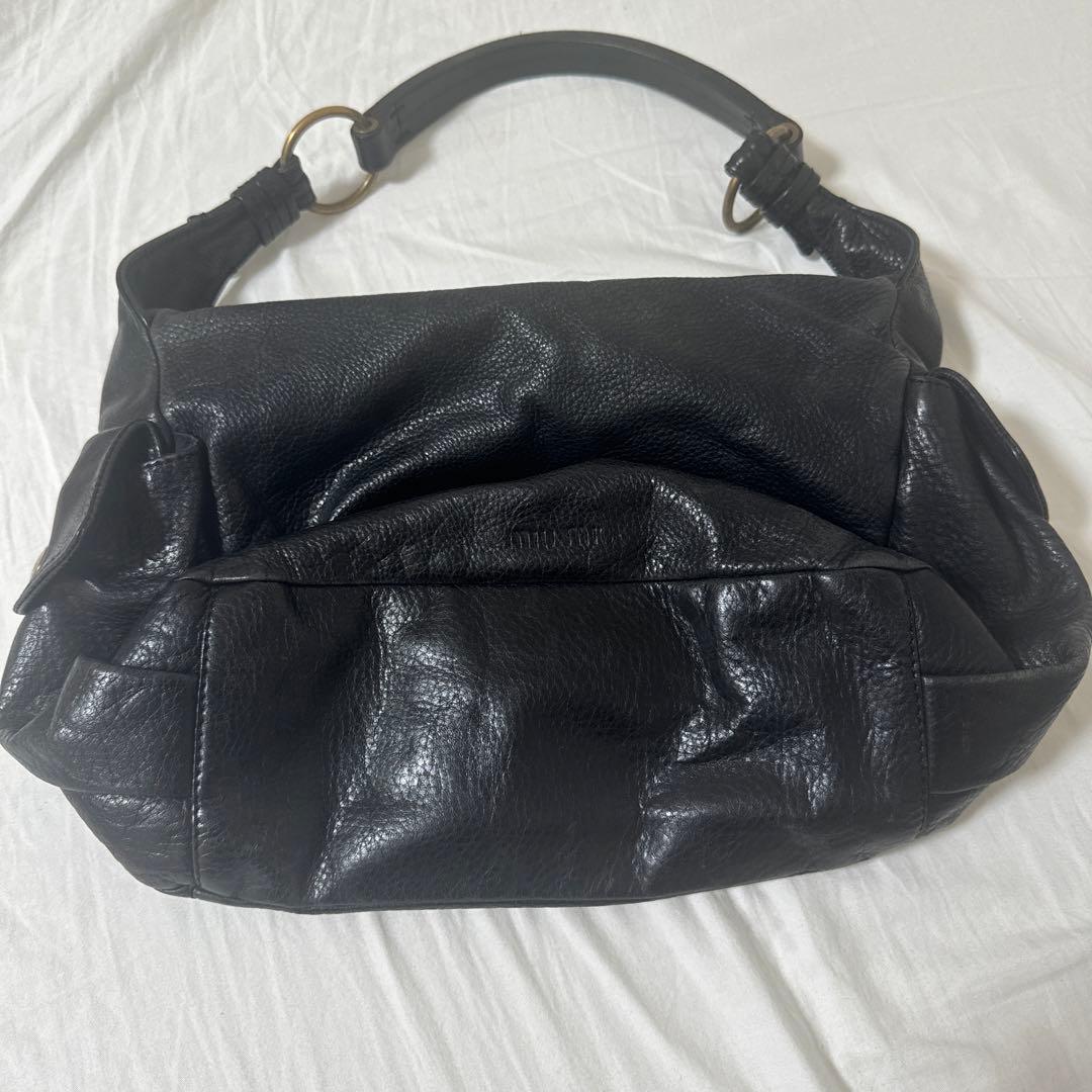バッグ 2000s miu miu archive Pocket Leather Bag