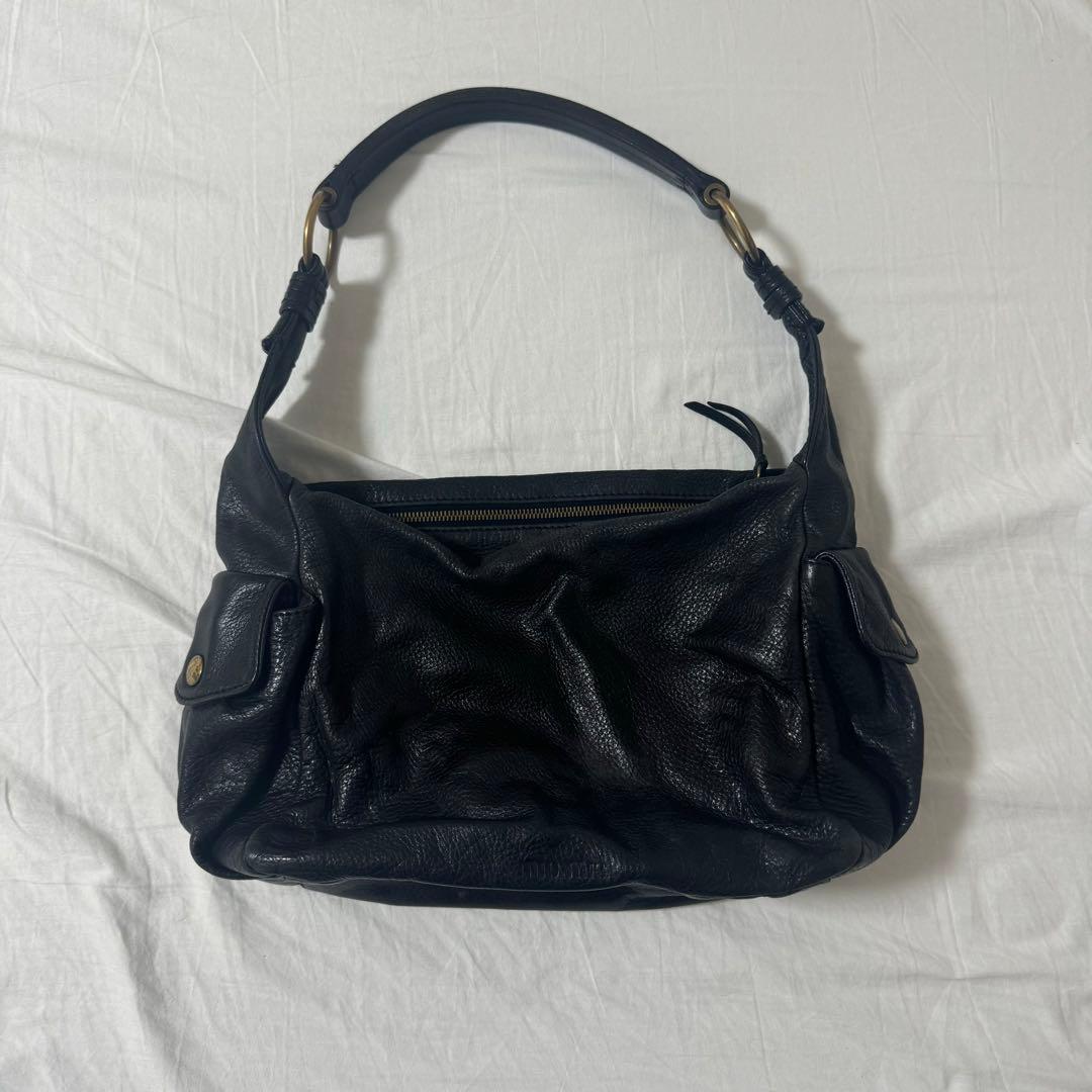 バッグ 2000s miu miu archive Pocket Leather Bag