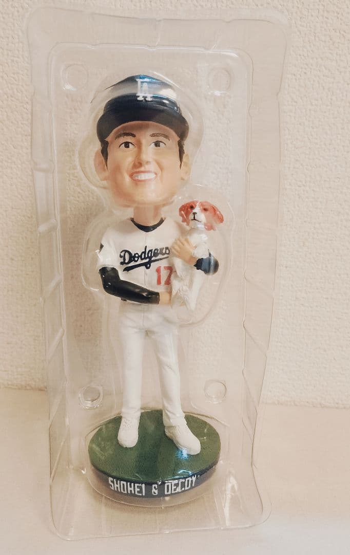 大谷翔平デコピン ボブルヘッドフィギュア Los Angeles Dodgers