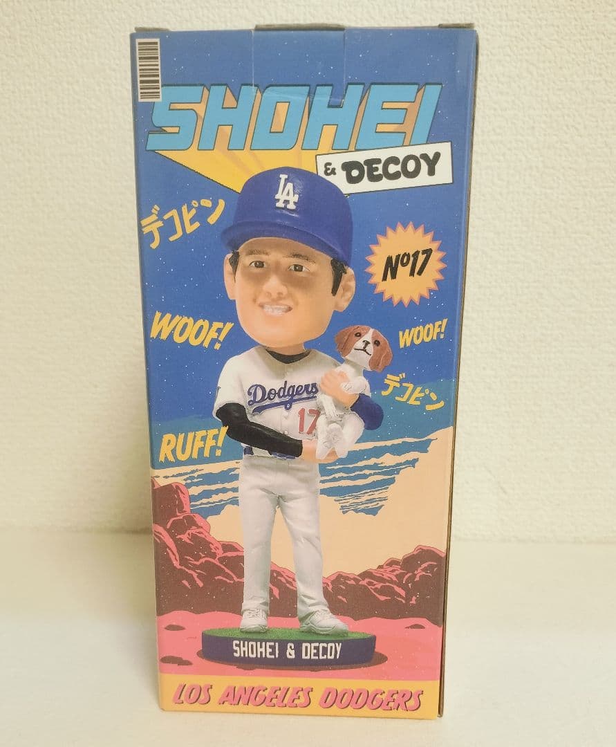 大谷翔平デコピン ボブルヘッドフィギュア Los Angeles Dodgers